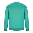 thumbnail image 4 of cfhntfmh Chandails Molletonnés pour Hommes Grande Taille Décontractés à Col Rond à Manches Longues Hauts Basiques Molleton Doux Chandails Molletonnés Unis, 4 of 6