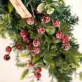 thumbnail image 4 of Christmas Staircase Bowknot Pendant Teardrop Swag Stair Railing Decorative Swag, 4 of 9
