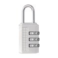 thumbnail image 1 of 4-Digit Password Combination Padlock Zinc Alloy Suitcase Smart Password Lock, 1 of 11