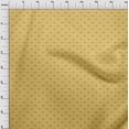 thumbnail image 4 of oneOone Rayon Yellow Fabric Retro Stapler Sewing Material Print Fabric By The Yard 56 Inch Wide, 4 of 5