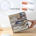 thumbnail image 1 of Boîte Organisatrice Tiroir de Rangement Étagère Cosmétiques Pinceau Rouges à Lèvres Ongles Habillage Maquillage Étui Table Triage Support Fournitures Blanc Grille Simple, 1 of 9