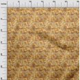 thumbnail image 3 of oneOone Viscose Chiffon Yellow Fabric Abstract Floral Fabric For Sewing Printed Craft Fabric By The Yard 42 Inch Wide, 3 of 5
