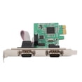 thumbnail image 2 of axGear High Speed 2 Port RS-232 RS232 Serial Port COM to PCI-E PCI Express Card NEW, 2 of 4