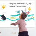 thumbnail image 2 of Magnetic White Board Dry Wipe Drywipe Cleaner Eraser, 2 of 7