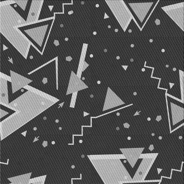 Ahgly Company Tapis d'Intérieur Lavable à la Machine, Carré, Transitionnel, Charbon Noir, Tapis de Zone, 6 Pieds Carré