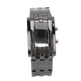 thumbnail image 3 of Electronic Clock, LED Clock Display Time Mode Binary Unique Structure Convex Arc Wrist Watch LED Water Resistant Electronic Clock, LED Wrist Watch, 3 of 7