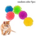thumbnail image 1 of Cat Chew Ball Rubber 5PCS Creative Spiky Mini Dog Chewing Ball Kitten Ball Toy, 1 of 10