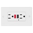 thumbnail image 3 of Wall Outlet, Prevent Electric Shock Automatic Detection Smart Leakage Socket Simple Quick Installation And Disassembly  For Ground Fault Leakage Protection, 3 of 8