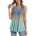 thumbnail image 2 of Birdeem Blouse Sans Manches Décontractée d'Été pour Femmes, Col Ras du Cou, Hauts, T-Shirt à Imprimé Floral, Gilet pour Femmes, 2 of 6