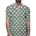 thumbnail image 4 of Atasi Kurta Courte Ajustée en Coton Cambric Imprimé Col Trou de Serrure Chemise Décontractée, 4 of 5
