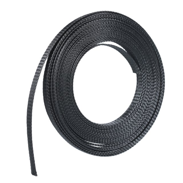 Amdohai 21ft 3/8 Inch (10mm) Expandable Braided Cable Sleeve Cord Protector Tubing Sheath for Automotive Television Computer & Other Home Devices