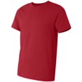 thumbnail image 3 of Bella Canvas T-Shirt Unisexe en Jersey à Manches Courtes, TG, Rouge, 3 of 6