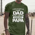 thumbnail image 2 of LUOGENLI T-shirts pour Homme pour Hommes Homme Printemps et Été Fête des Pères Décontracté Rétro Lettrage Impression Partielle T-Shirt Col Rond Manche Courte Haut T-shirts pour Hommes T-shirts Graphiques Fête de la Saint-Patrick Vert Armée TTTG, 2 of 6