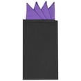 thumbnail image 1 of INSPIRE CHIC Men's Halloween Pocket Squares Pre Folded Triangles On Card Suit Handkerchief Purple One Size, 1 of 4