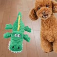 thumbnail image 4 of Dog Squeaky Toys Crocodile Plush Cat Dog Chew Interactive Squeaker Green, 4 of 8