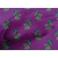 thumbnail image 4 of oneOone Cotton Cambric Fabric Leaves & Floral Block Printed Craft Fabric BTY 56 Inch Wide, 4 of 4
