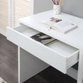 thumbnail image 4 of Mainstays Wood and Metal Desk, White, 4 of 7