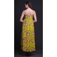 thumbnail image 3 of Bimba Robe Longue Maxi à Bretelles Spaghetti Ajustables à Imprimé Floral Tenue de Plage d'Été-Petit, 3 of 6