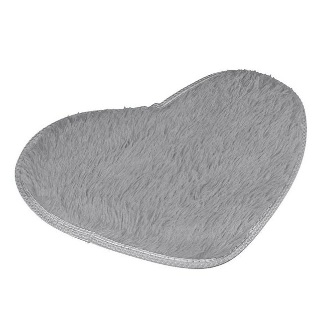 VogueV Bathroom Absorbent Rug - Quick-Dry Shower Mat 30x40cm Grey