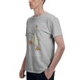 thumbnail image 4 of Silly Goose On The Loose Men's Basic Short Sleeve T-Shirt Gray 3X-Large, 4 of 5