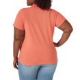 thumbnail image 3 of Lee Riders Women's Plus Short Sleeve Knit Polo, 3 of 3