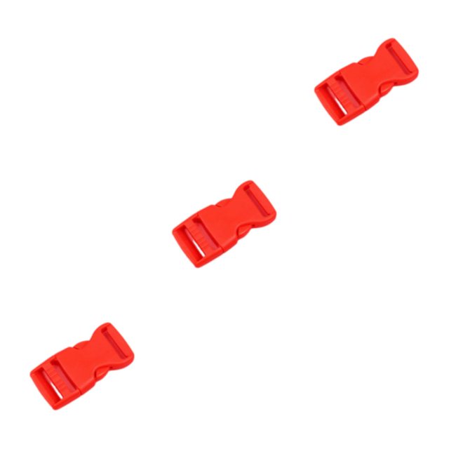 relayinert 10pcs/set Easy To Buckle Strap With Multi-Color Clasp Belt Buckles High Compatibility ABS Release Buckle Hook Buckle red 3Set