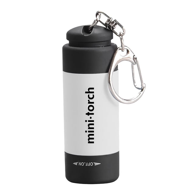 Mini-Torche USB Rechargeable - 0.3W 25Lumens IPX-3 pour Maison Extérieur Lampe de Poche d'Urgence