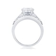 thumbnail image 2 of 3ct Diamond Engagement Wedding Ring Set 14K White Gold, 2 of 4