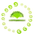 thumbnail image 1 of relayinert 54pcs Premium Gift Ear Gauges Expander Set For Fashionable Ear Stretches Popular Fluorescent Green, 1 of 6