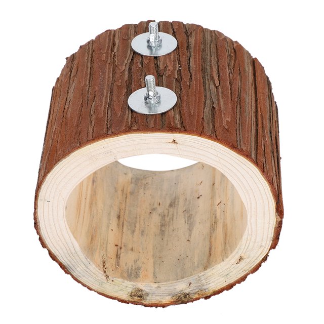 Wooden Bird Tree Hole, Bird Wooden Cave, Natural Squirrel For Hamster