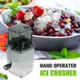 thumbnail image 3 of Manual Ice Shaver Plastic Ice Crusher Snow Cone Maker  Black, 3 of 11