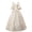 Beige, variant on Huanglei Women's Dress Retro Style Solid Color Trumpet Sleeve Long Princess Dress