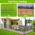 thumbnail image 3 of BeesClover Outdoor Garden Fencing Decorative Garden Fence Rustproof Metal Wire Animal Barrier Fence for Dogs, Rabbits, Landscape Edging, and Patio, 3 of 6
