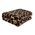 thumbnail image 4 of Posh Living Maia 50" x 60" Giraffe Faux Fur Fabric Throw in Multi-Color, 4 of 7