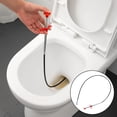 thumbnail image 2 of GUOOL Drain Clog Remover Sink Cleaning Hook Sewer Dredging Tool Cleaner 60cm, 2 of 9
