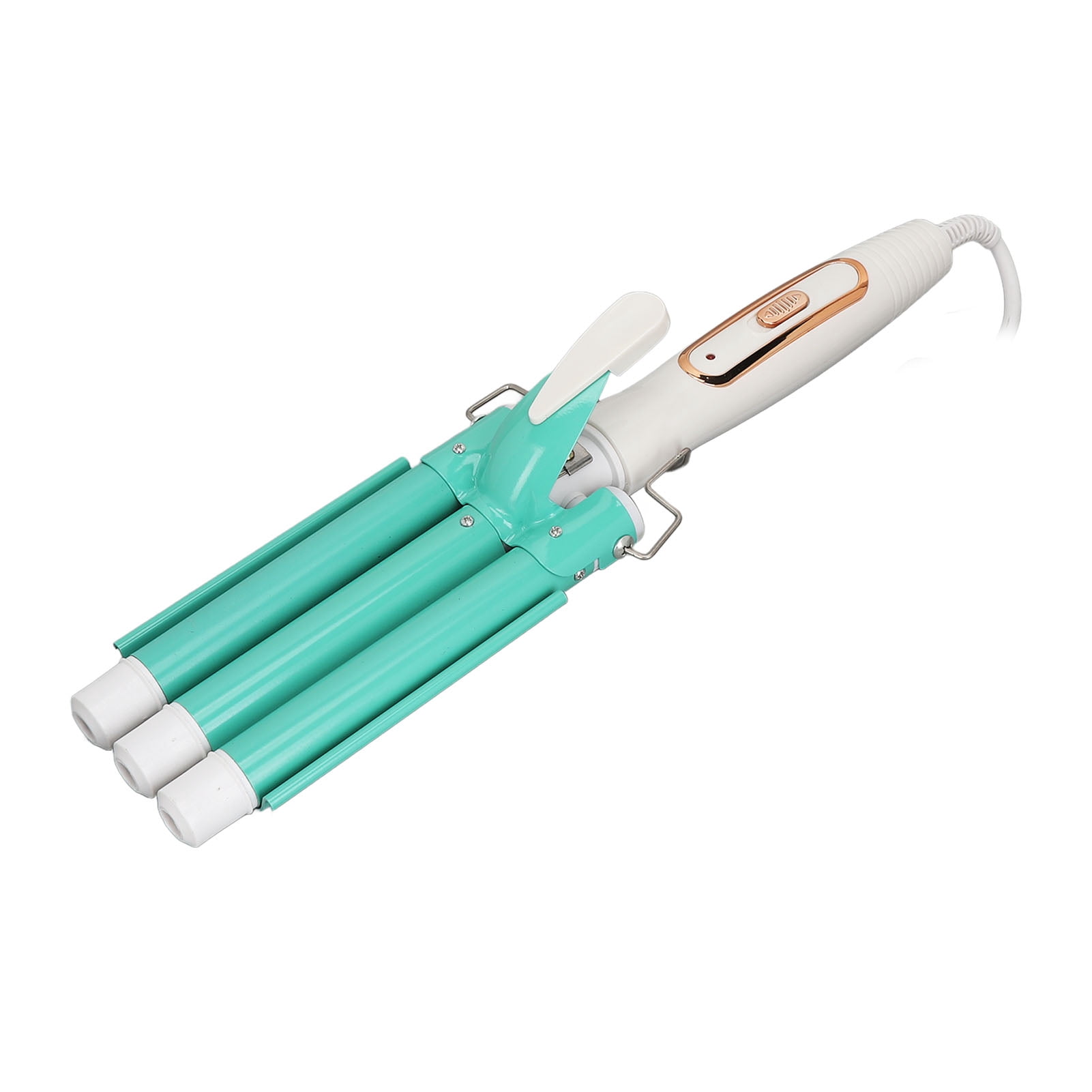 Beach Waver Curling Iron, Hair Waver Curling Iron Adjustable Temperature Hair Iron Versatile Rotating Cord Hair Crimper for Home Three Barrel Irons Wand Hair Crimpers and Wavers