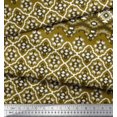 thumbnail image 2 of Soimoi Cotton Voile Fabric Aztec Geometric Printed Craft Fabric by The Yard 56 Inch Wide, 2 of 3