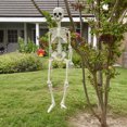 thumbnail image 2 of Way to Celebrate Halloween Decoration Hanging Posable Bone Color Plastic Skeleton 35 inch, 2 of 6