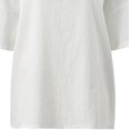 thumbnail image 3 of Birdeem T-Shirt à Manches Courtes pour Femmes, en Coton Vintage et Uni, Col Rond, Style Élégant, 3 of 6