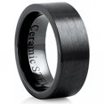 thumbnail image 1 of Bague en Céramique Noire à Finition Satinée, 1 of 2