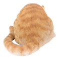 thumbnail image 3 of Statue d'Animal de Décoration de Jardin Chat Regardant par-Dessus le Rebord - Tabby Orange, 3 of 5