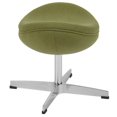 thumbnail image 3 of Pouf en tissu de laine vert herbe, 3 of 3