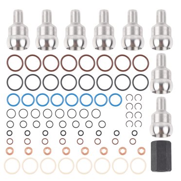 From China Dasbecan Pack of 8 High Pressure Ball Tool O-Ring/Injector Seal Kits Compatible with 2003-2010 Ford 6.0L Powerstroke Oil Rail Leak Repair Kit