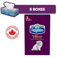 thumbnail image 1 of Royale Velour, 3 Ply Facial Tissue, 6 Flat Boxes, 82 Tissues per Box, 1 of 21