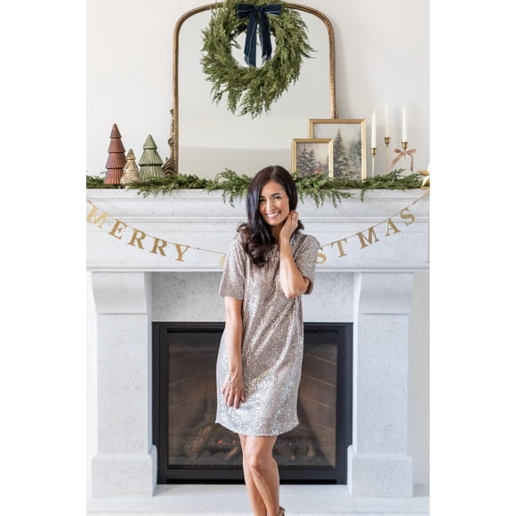 FRAÎCHE Holiday Small Wood Frame Tree Wall Décor