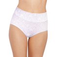 thumbnail image 1 of Bali Womens Passion for Comfort Brief, 6, Lilac Rose Link Print, 1 of 1