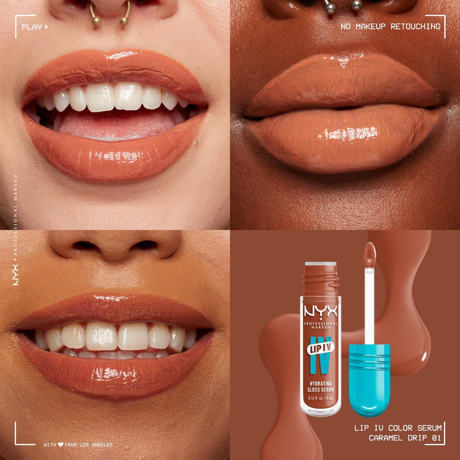 NYX Professional Makeup Lip IV Hydrating Gloss Stain, Lip Tint
