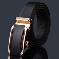 thumbnail image 1 of Mens Belt, Ratchet Belt Leather, Slide Belt with Easier Adjustable Buckle, 1 of 2