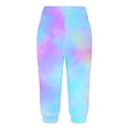 thumbnail image 4 of Yuyuzo Womens Capri Pants High Waisted Drawstring Sweatpants Running Gym Cropped Trousers with Pockets, 4 of 6