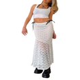 thumbnail image 3 of Elegant White Lace Half Dress with See Through Design, 3 of 8